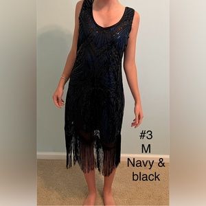 Formal dress. 1920's flapper party dress